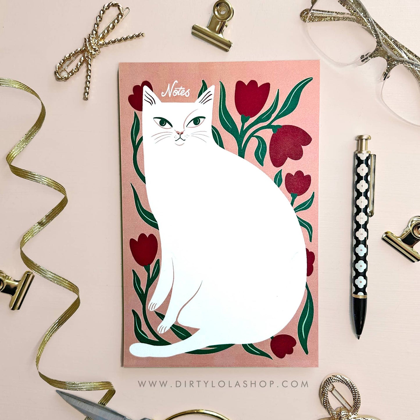 FOLK CAT NOTEPAD