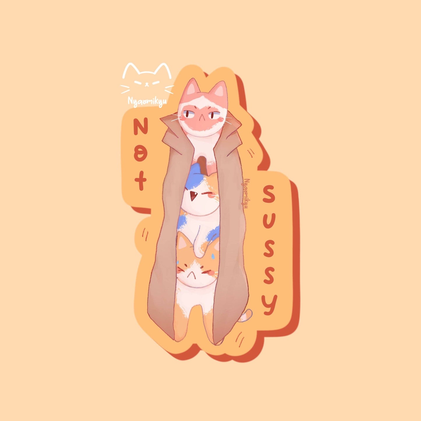 Nyaomikyu - Sussy Cat Sticker