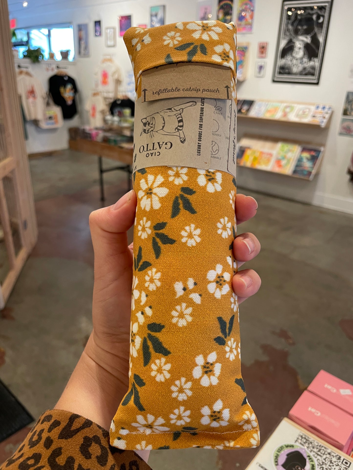 Franny’s Floral Organic Catnip Kicker