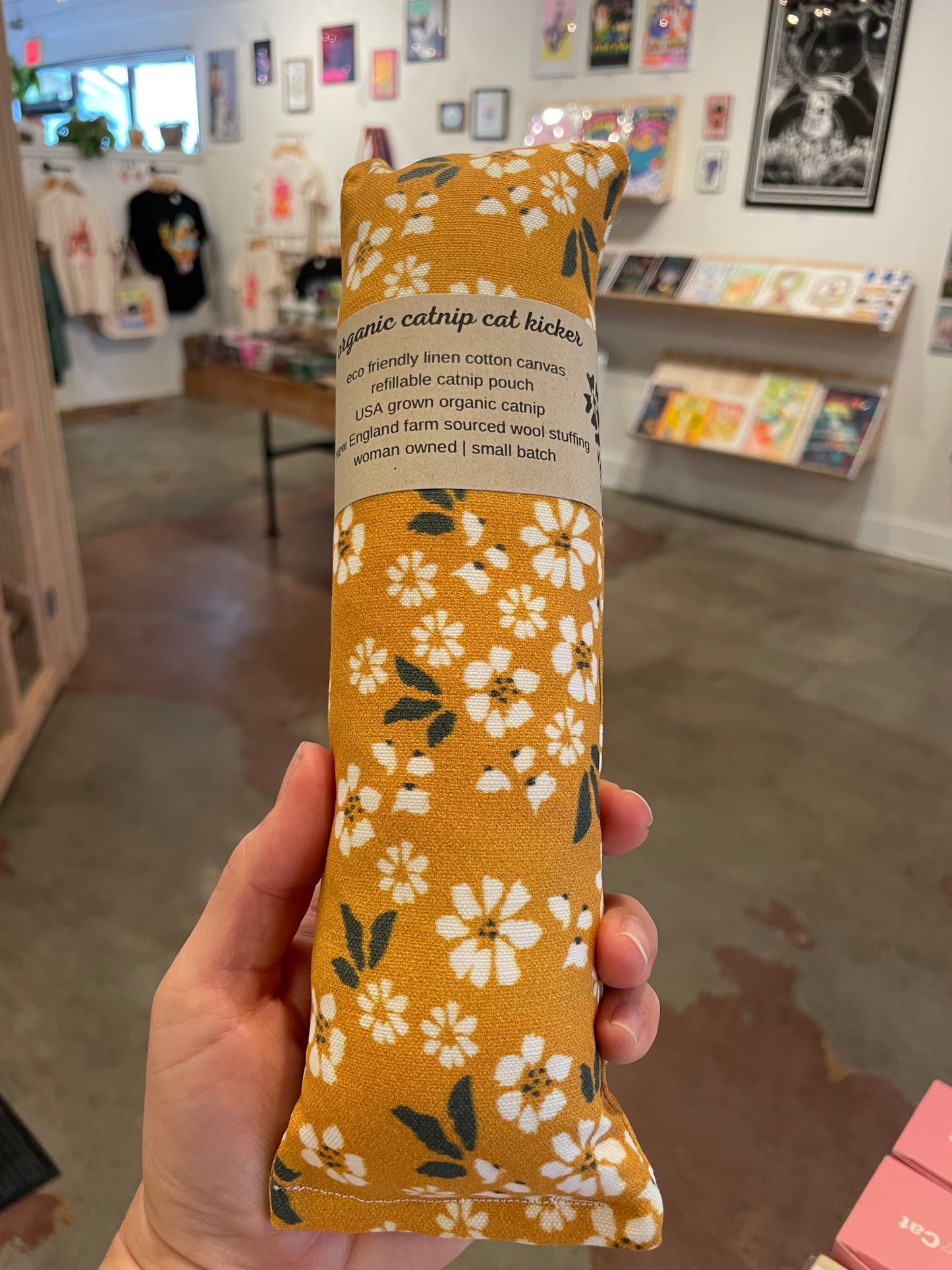 Franny’s Floral Organic Catnip Kicker