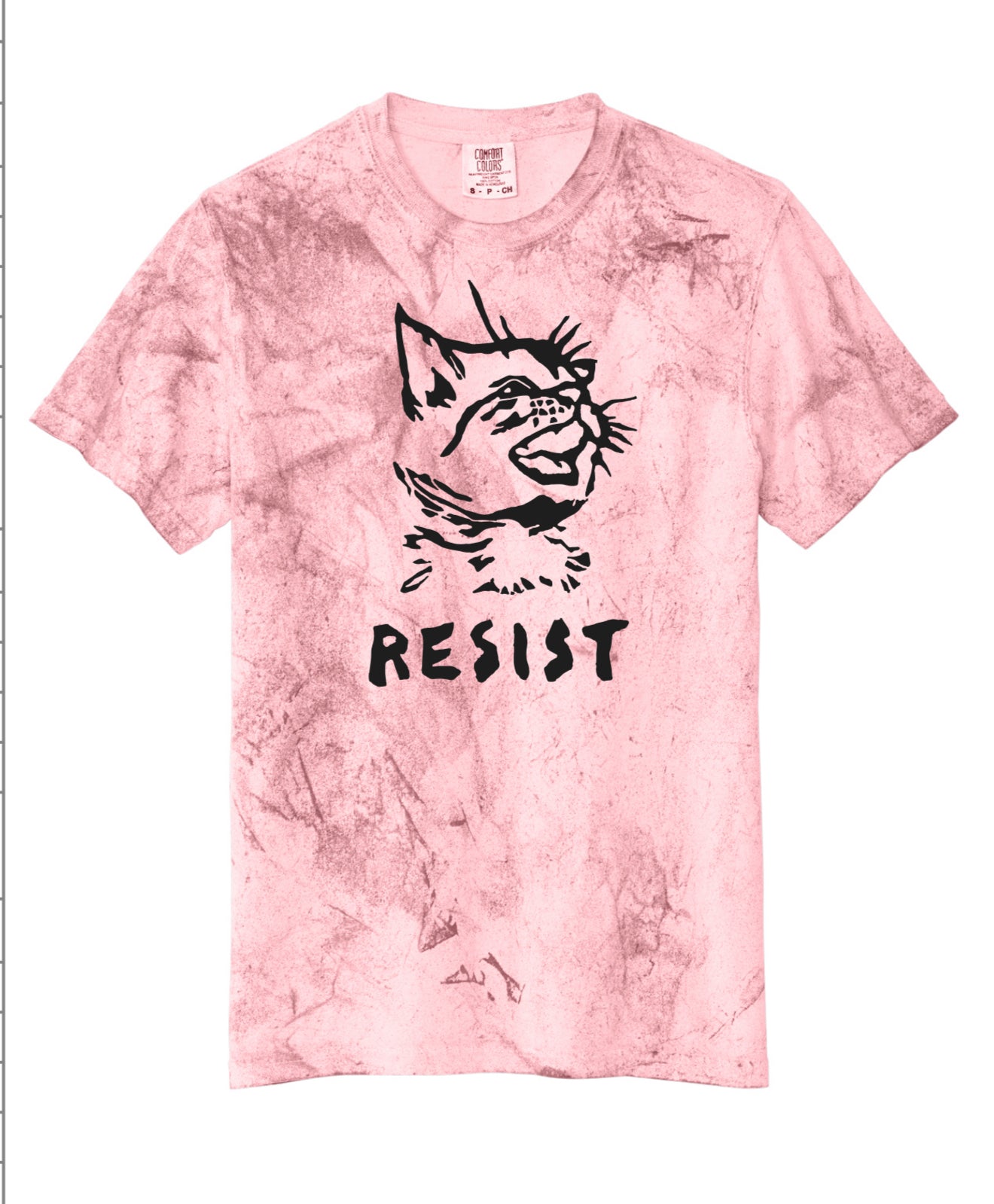 “Resist” limited edition “Color Blast” CLAY tee