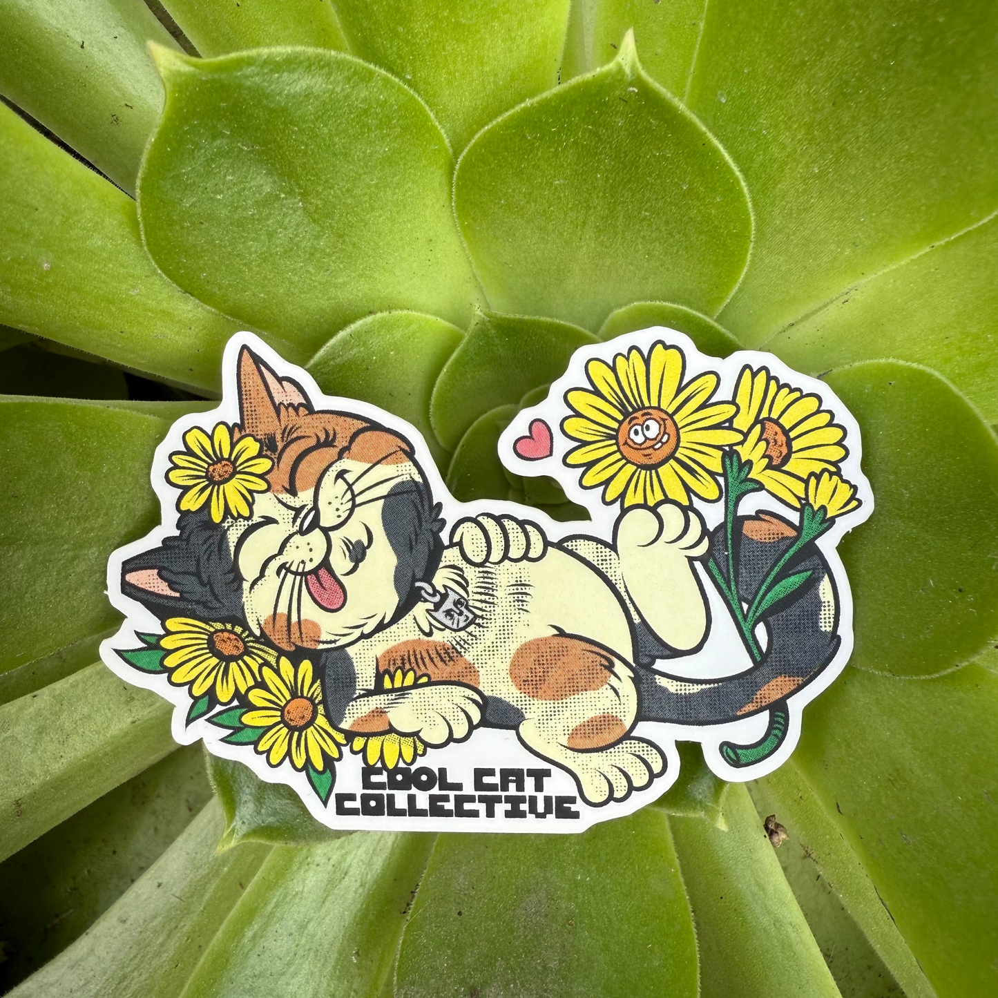 Calico Cool Cat Collective sticker