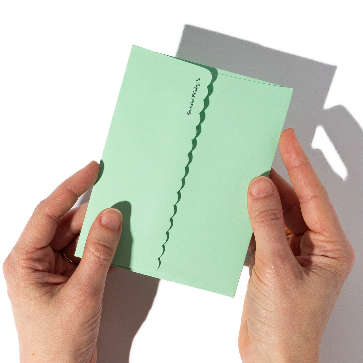 Hi Hello Hey Cat Risograph Card