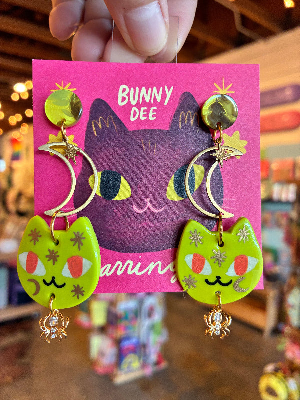 Handmade Little Kitty Earrings