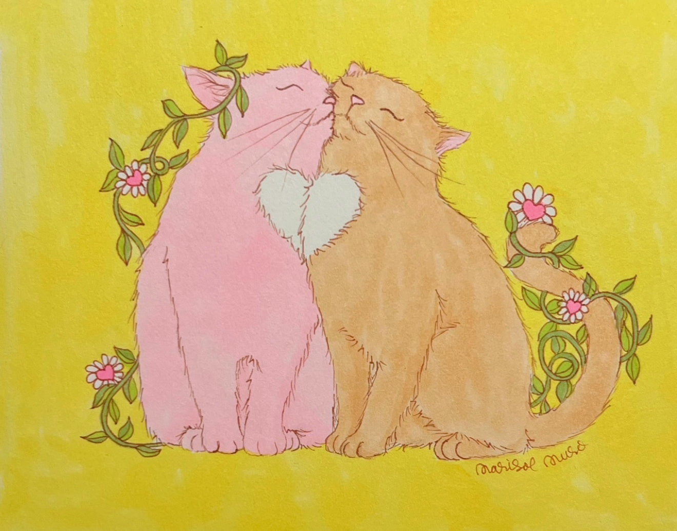 Kitty Love Heart