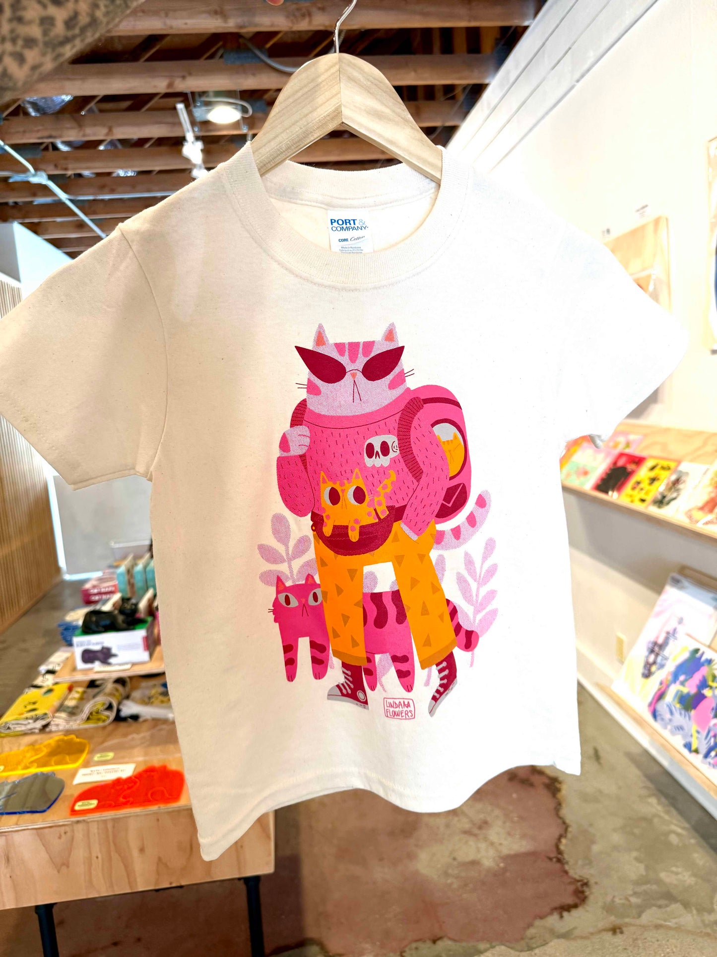 Linda Flowers x CCC youth shirts