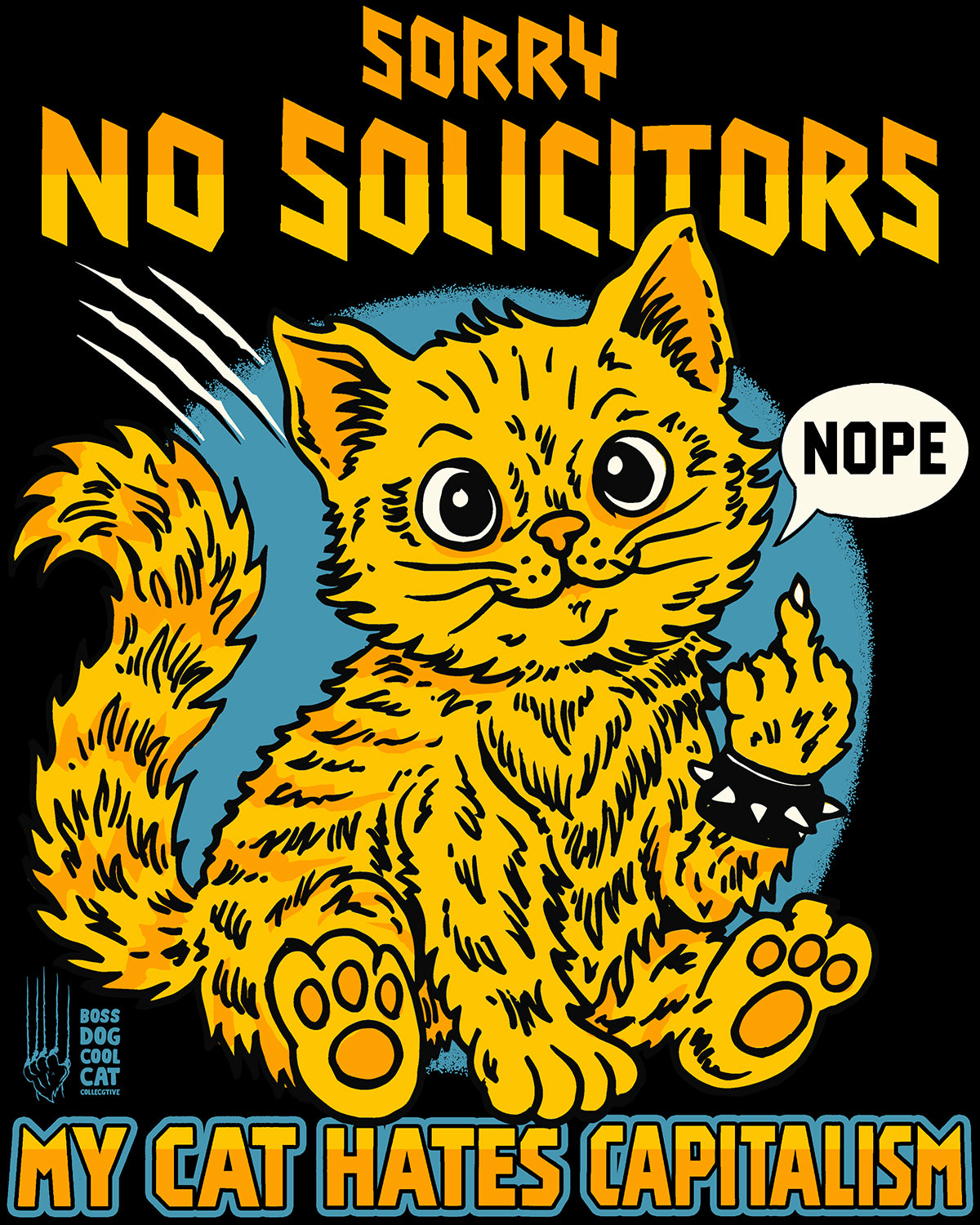 Sorry, No Solicitors sticker