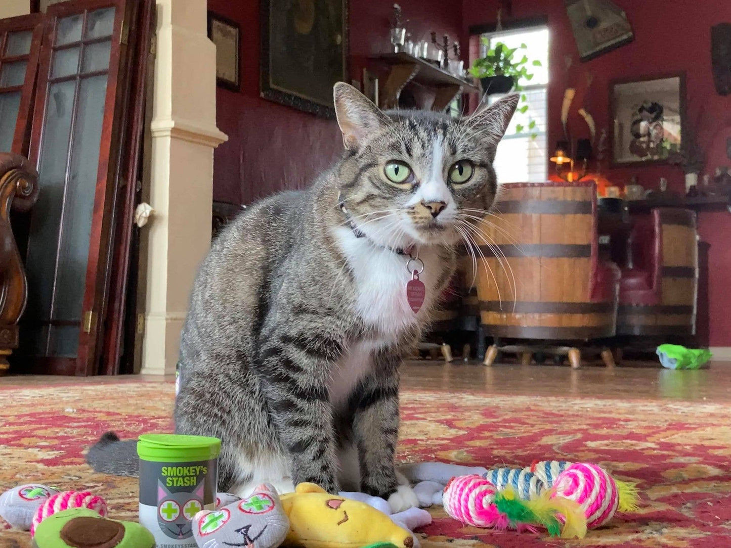 Smokey's Stash Organic Catnip OG Puss Pop Top