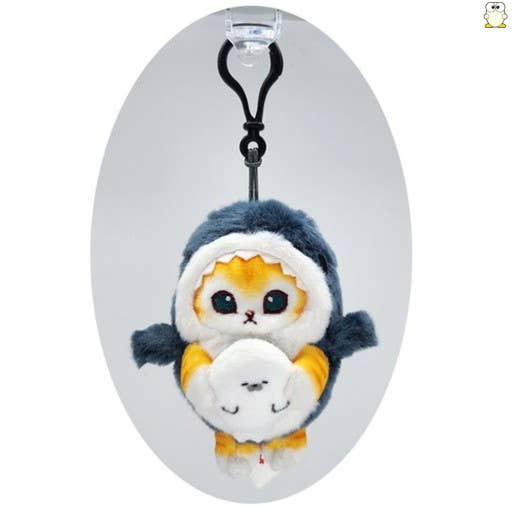 Mofusand Shark Costume bag charm & keychain