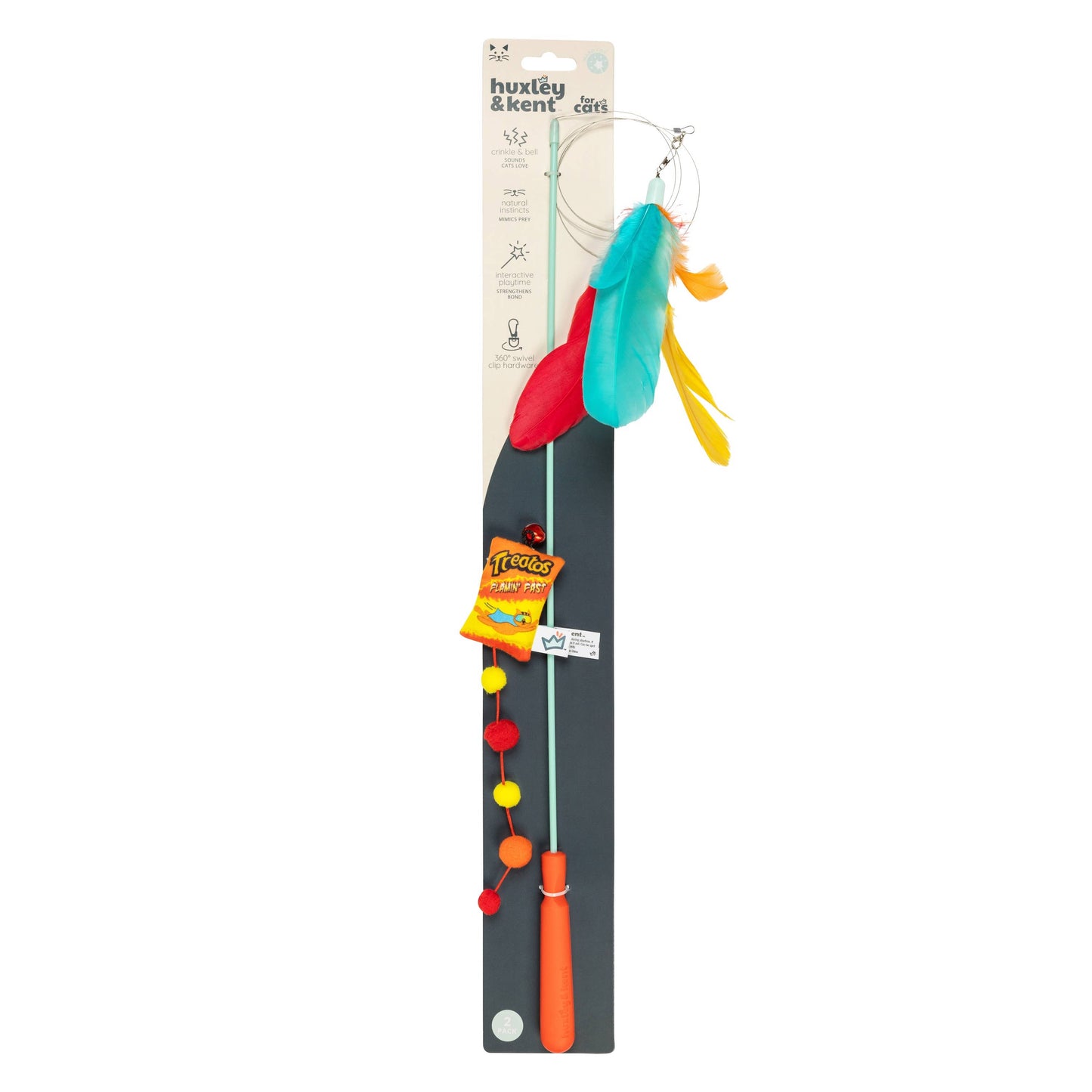 Teaser Treatos Snacks Wand Cat Toy