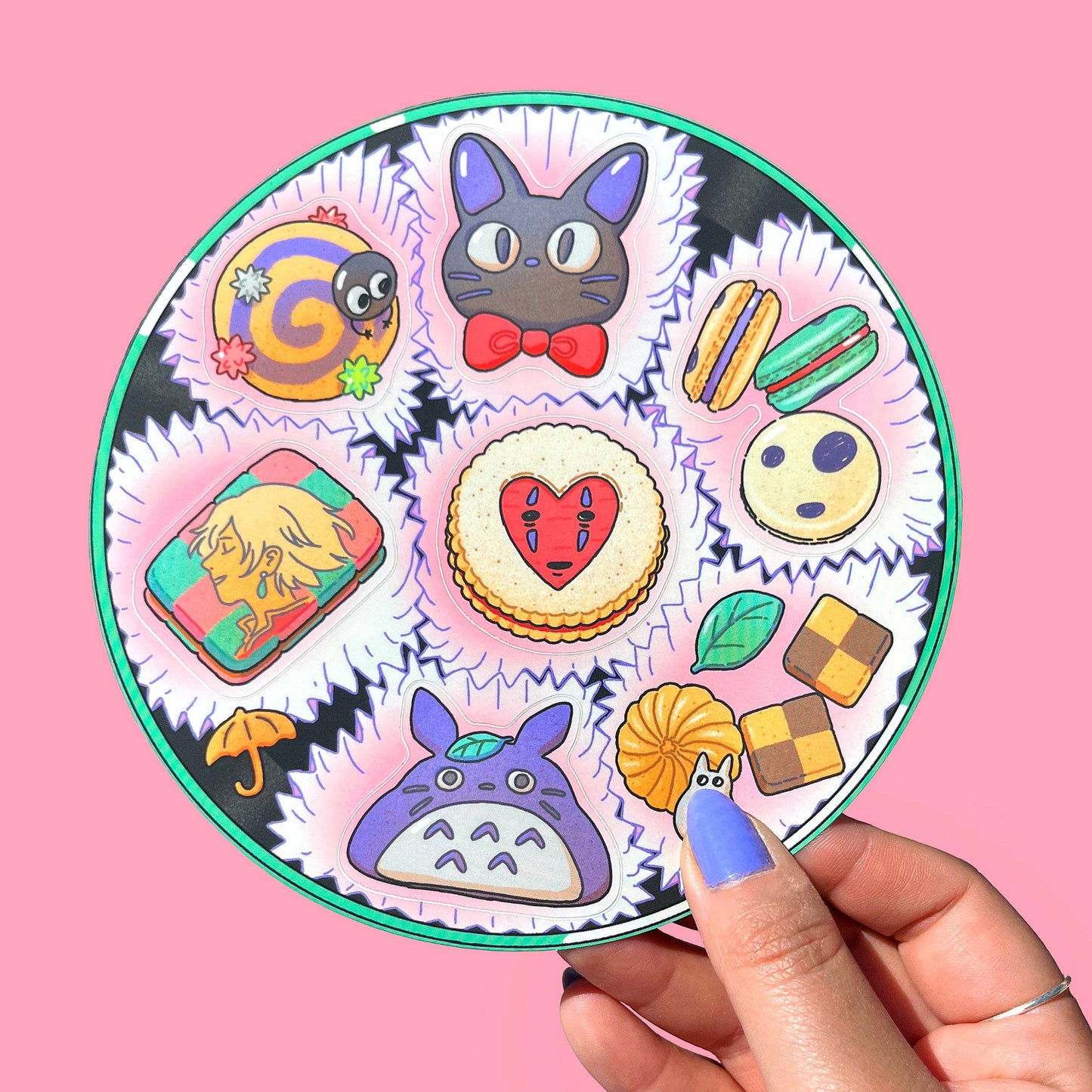 kuru731 - Ghibli Cookie Tin Sticker Sheet