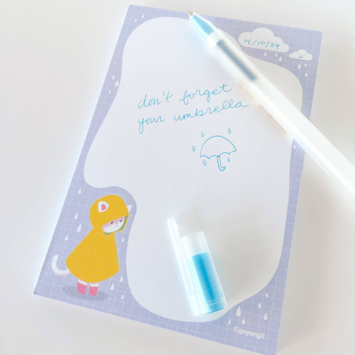 Rainy Cat Notepad