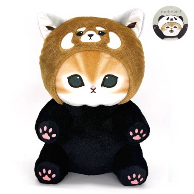 K-Wonderland - Mofusand BIG Plush β Panda Cat & Red Panda Cat (30cm)