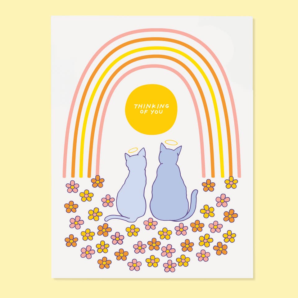 Thinking of You Cat Card