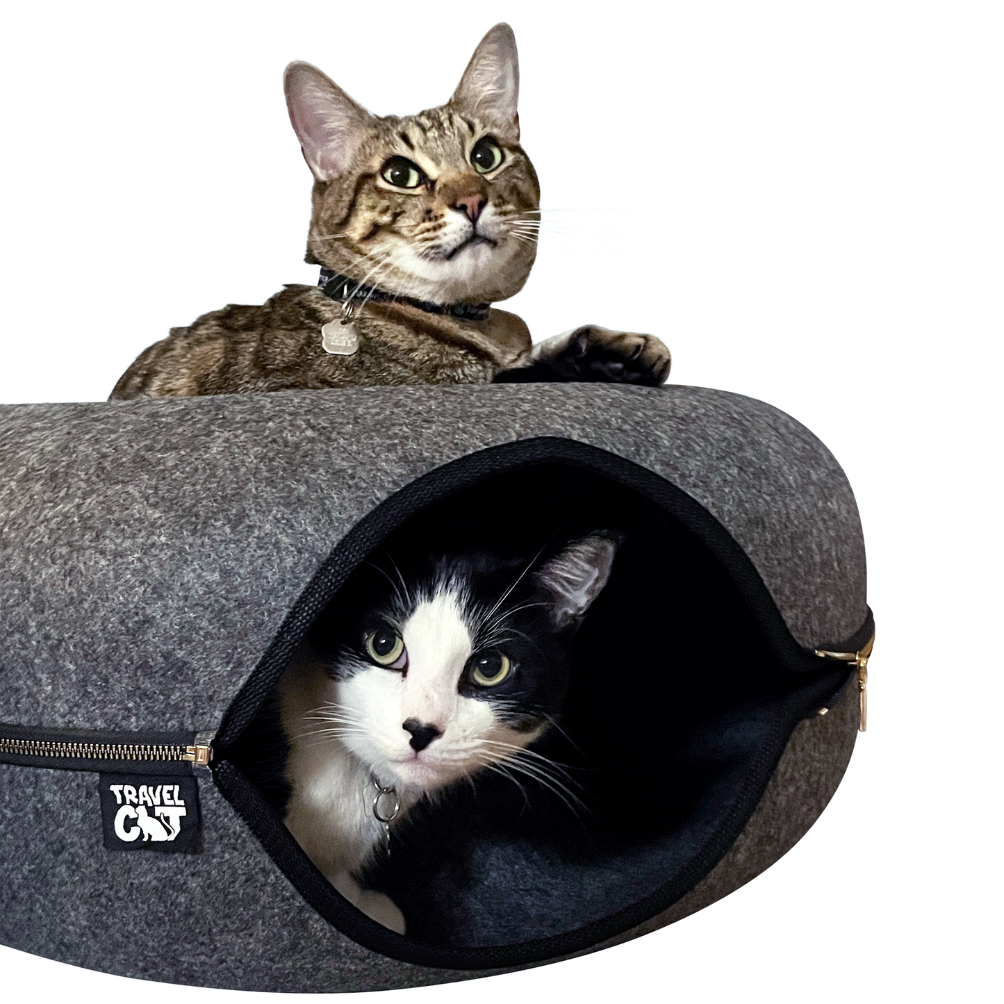 Travel Cat | Your Cat Backpack - "Donut!" Cat Hideaway Cave & Bed - Cozy Chic Pet Bed