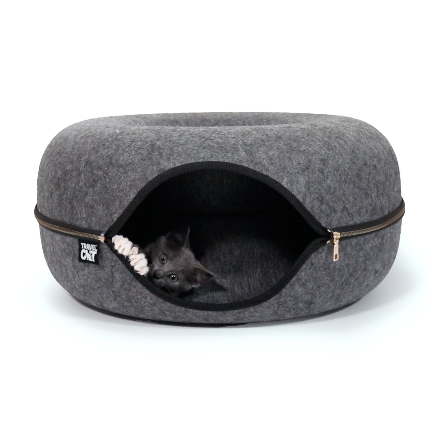 Travel Cat | Your Cat Backpack - "Donut!" Cat Hideaway Cave & Bed - Cozy Chic Pet Bed