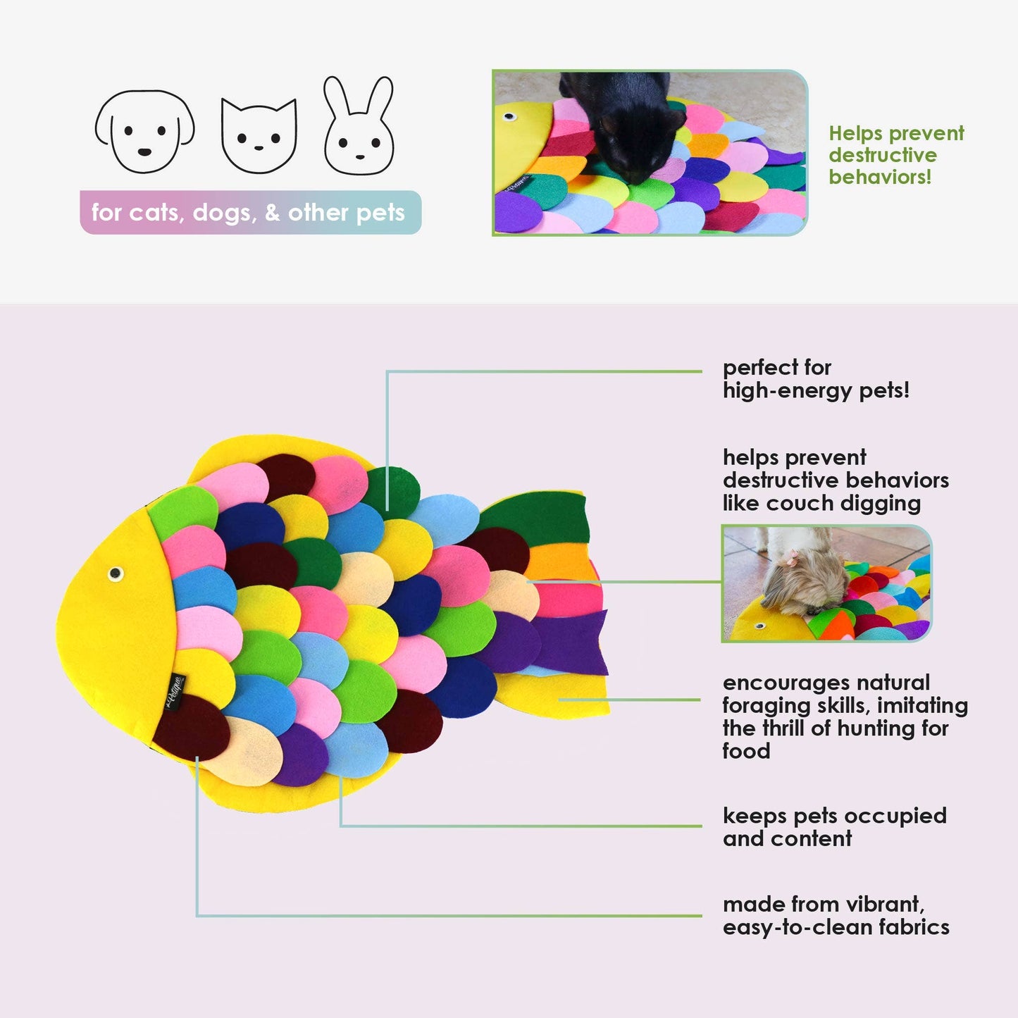 Snuffle Mat Puzzle Pad - Fish