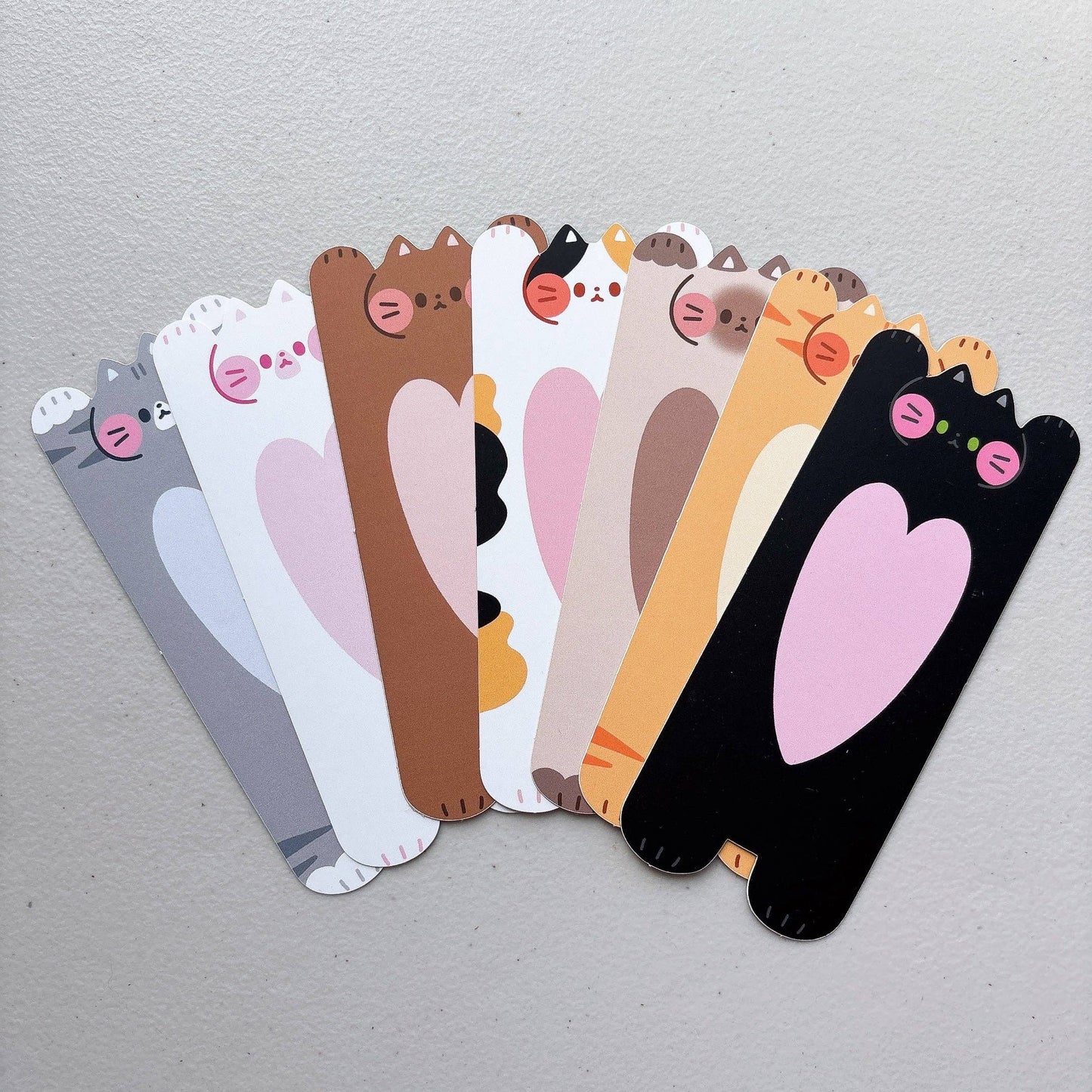 Cat Soft Matte Double Sided Bookmarks