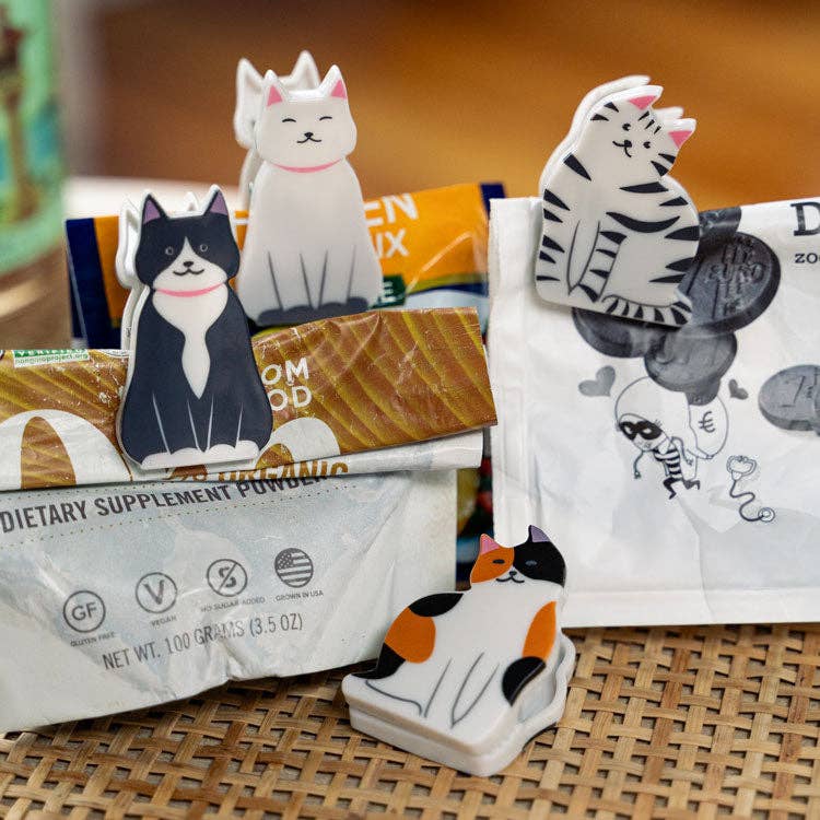 Kikkerland Design Inc - Kitty Bag Clips