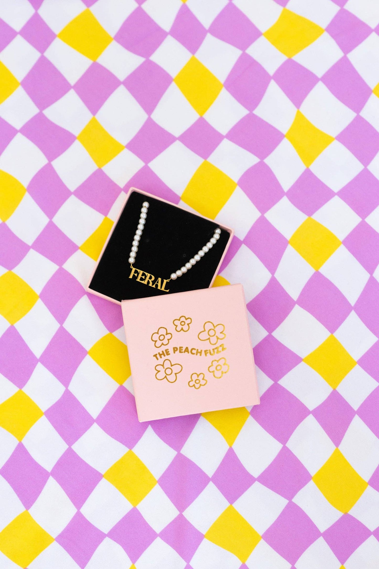 The Peach Fuzz - Feral Pearl Necklace