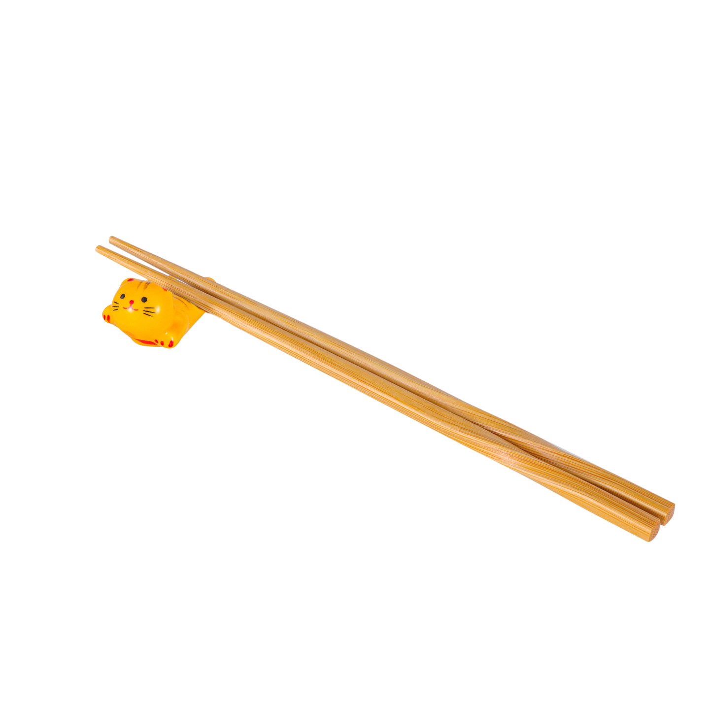 Urban Tokyo - Cat Chopsticks Rest 2"L Yellow (12/288)