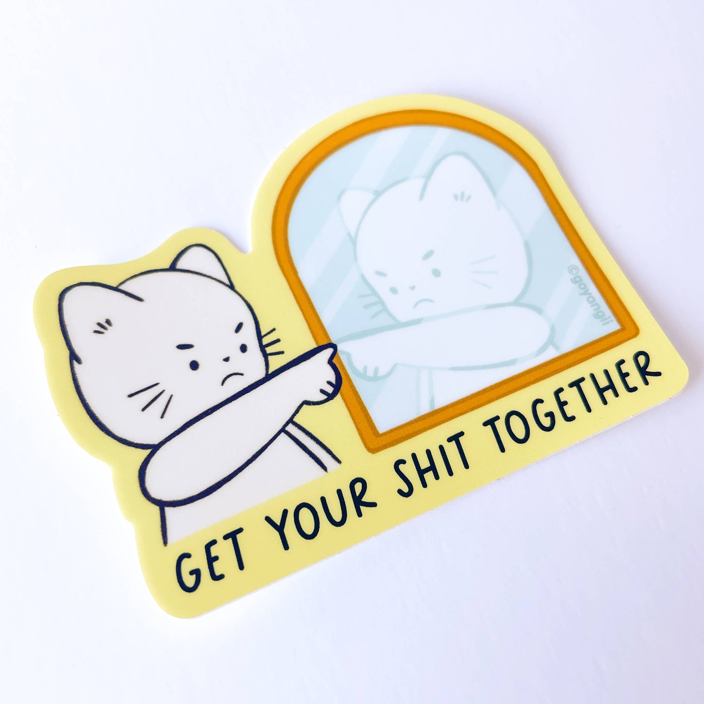GYST Cat Waterproof Vinyl Sticker