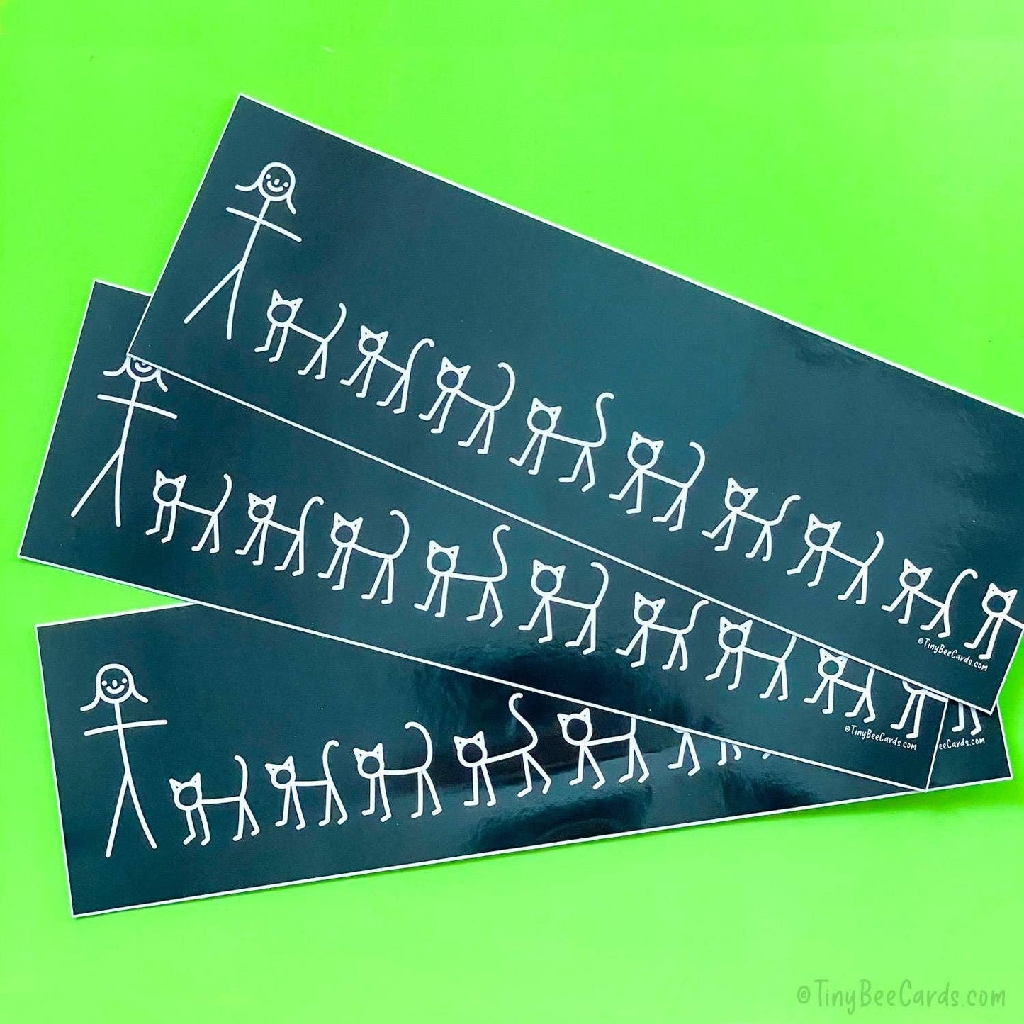 Crazy Cat Lady Vinyl Bumper Sticker