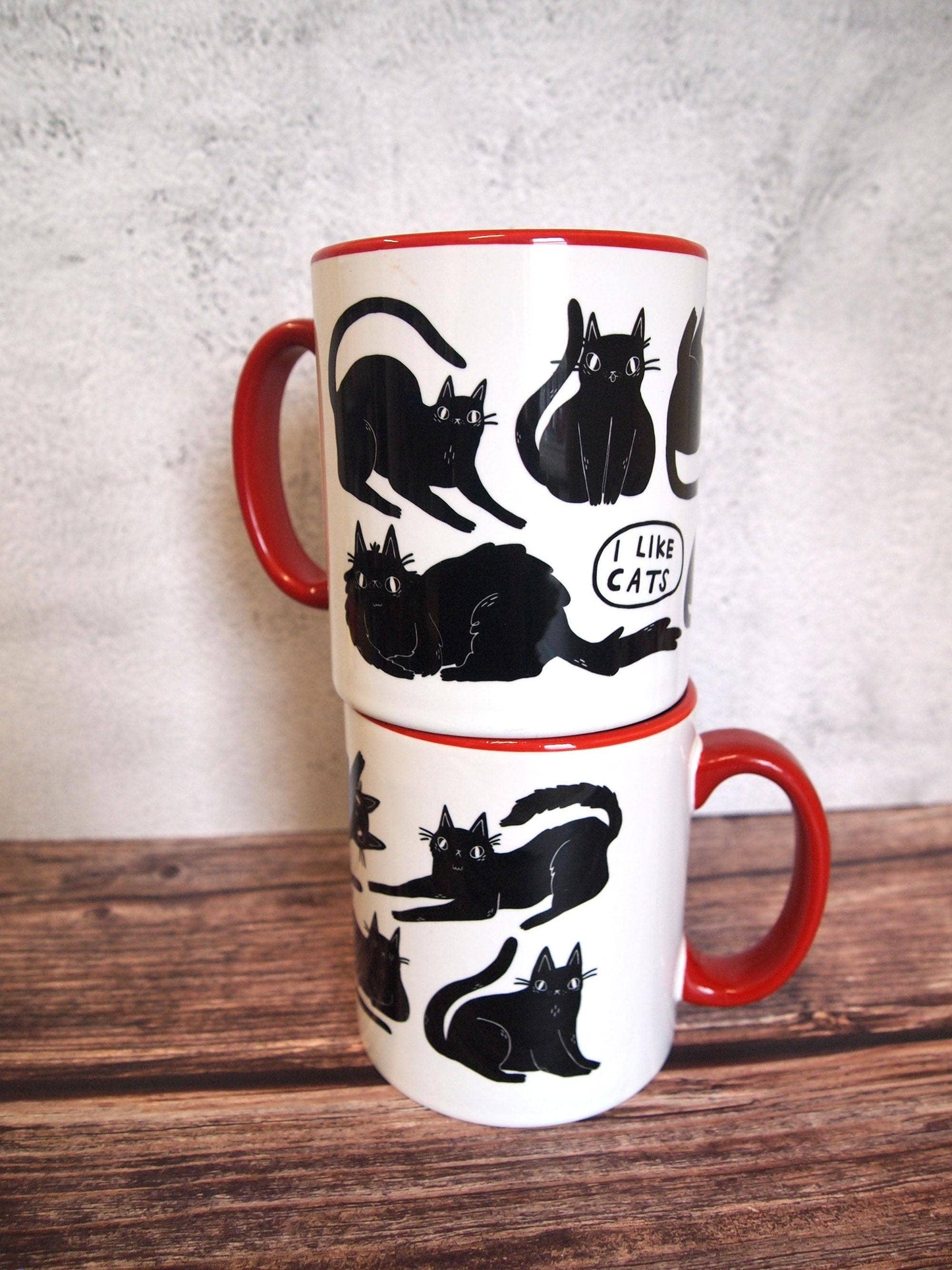 Black Cats Coffee Mug
