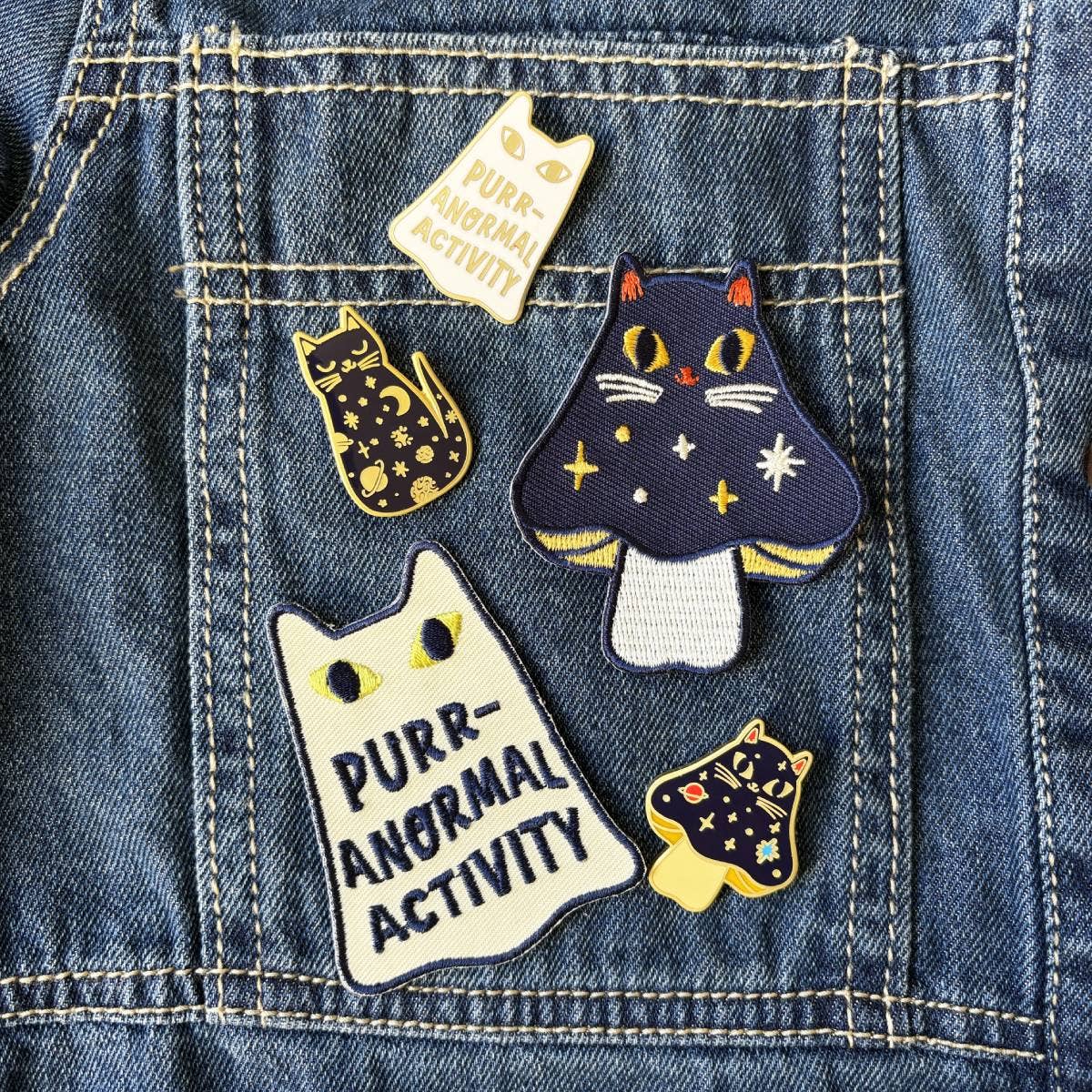 Cosmic Cat Enamel Pin