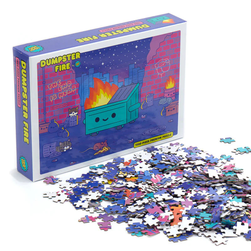 Dumpster Fire 1000-piece puzzle