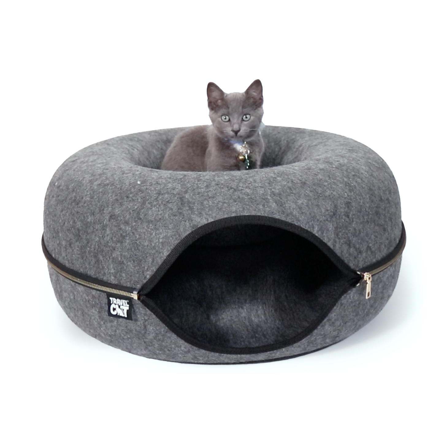 Travel Cat | Your Cat Backpack - "Donut!" Cat Hideaway Cave & Bed - Cozy Chic Pet Bed