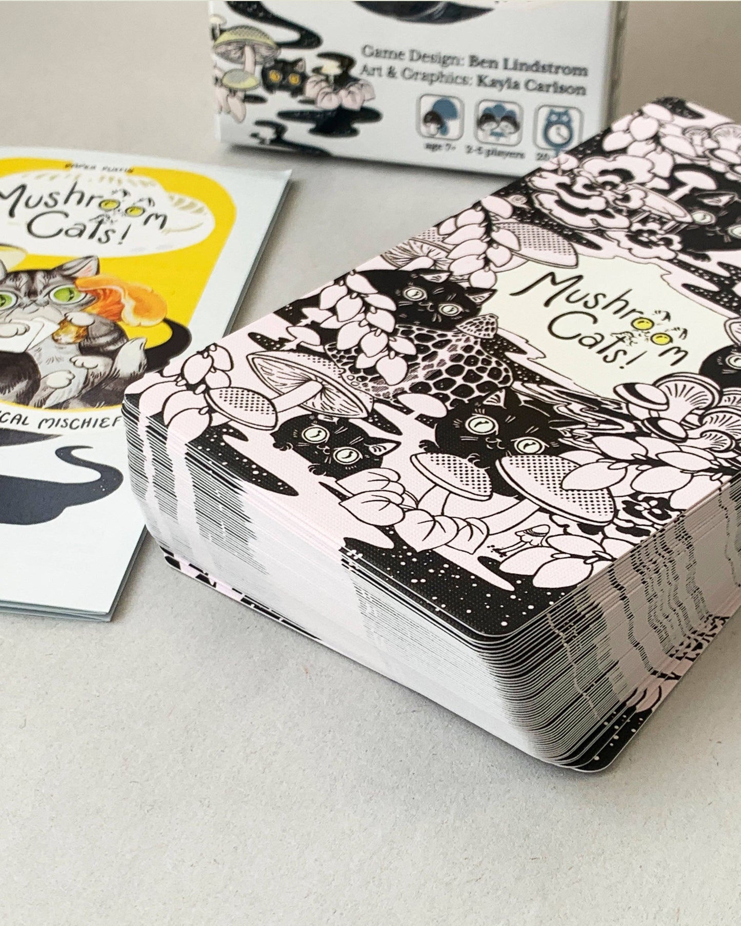 Paper Puffin - Mushroom Cats! A Card Game of Mycological Mischief