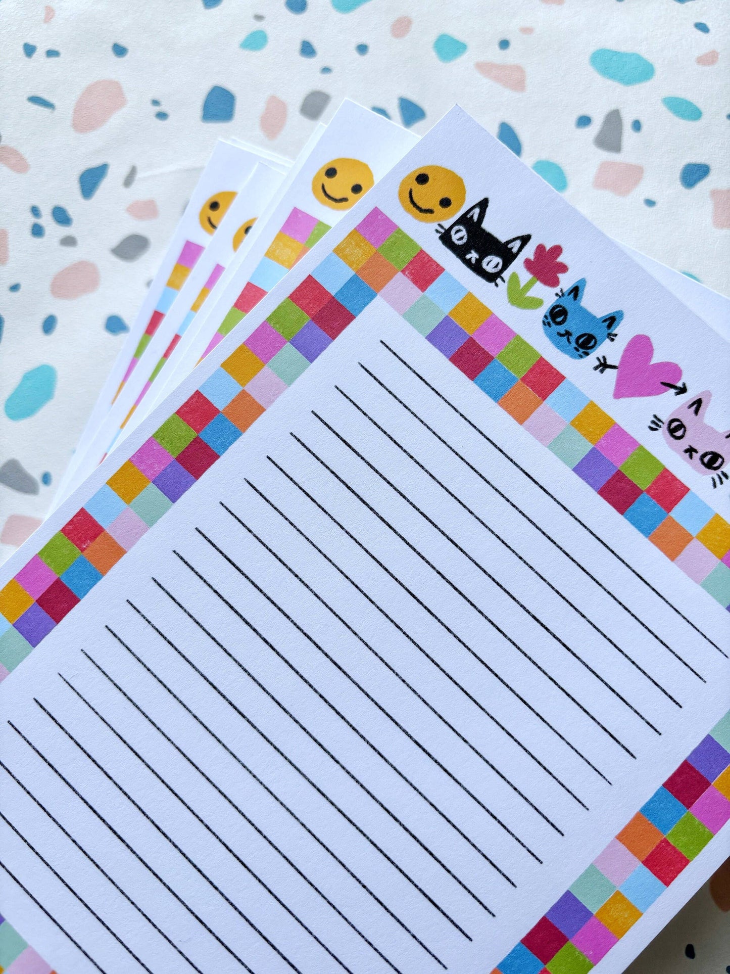 I LIKE CATS - Cat Themed Notepad, Listpad, Shopping List & Planner