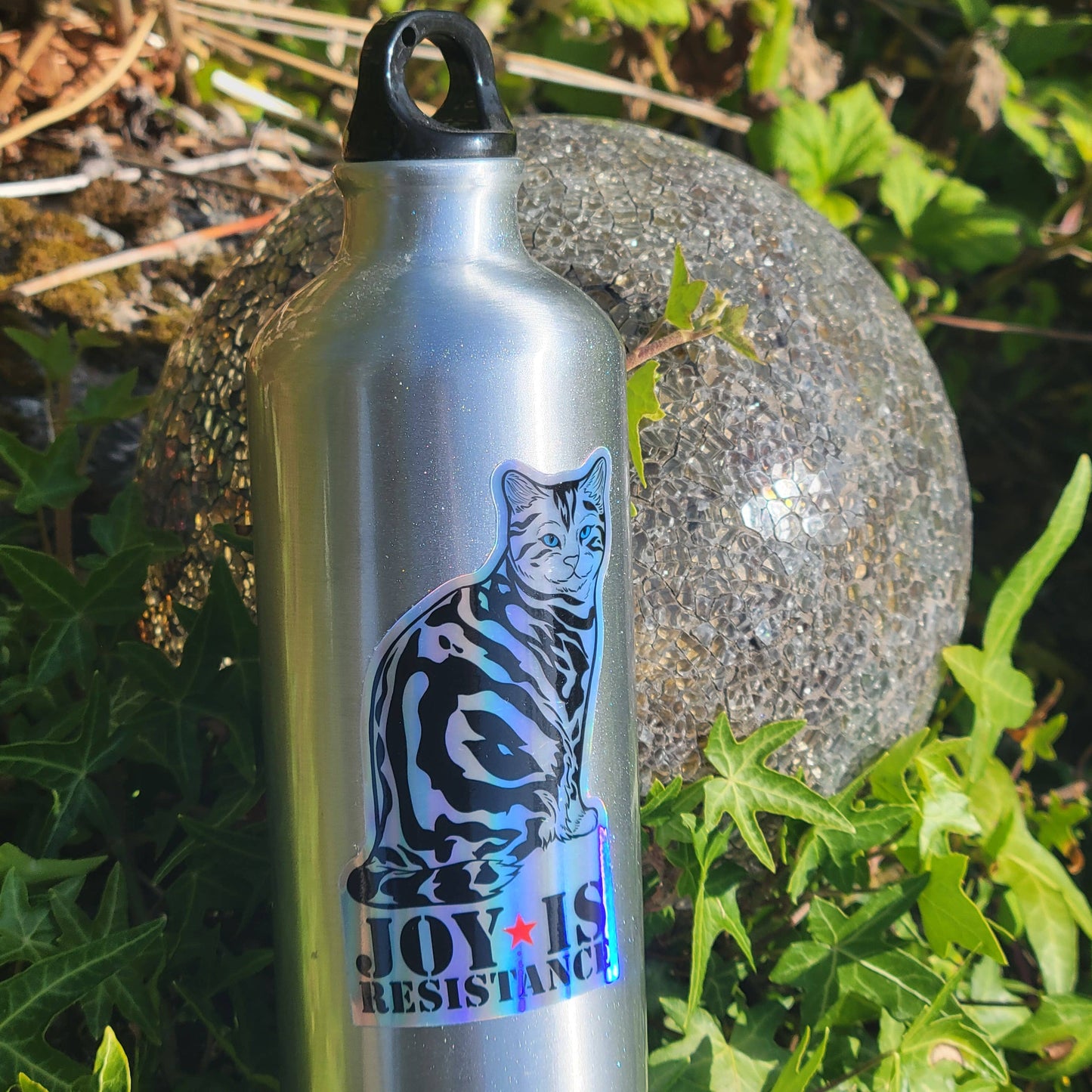 Joy Is Resistance 4" Holographic vinyl sticker