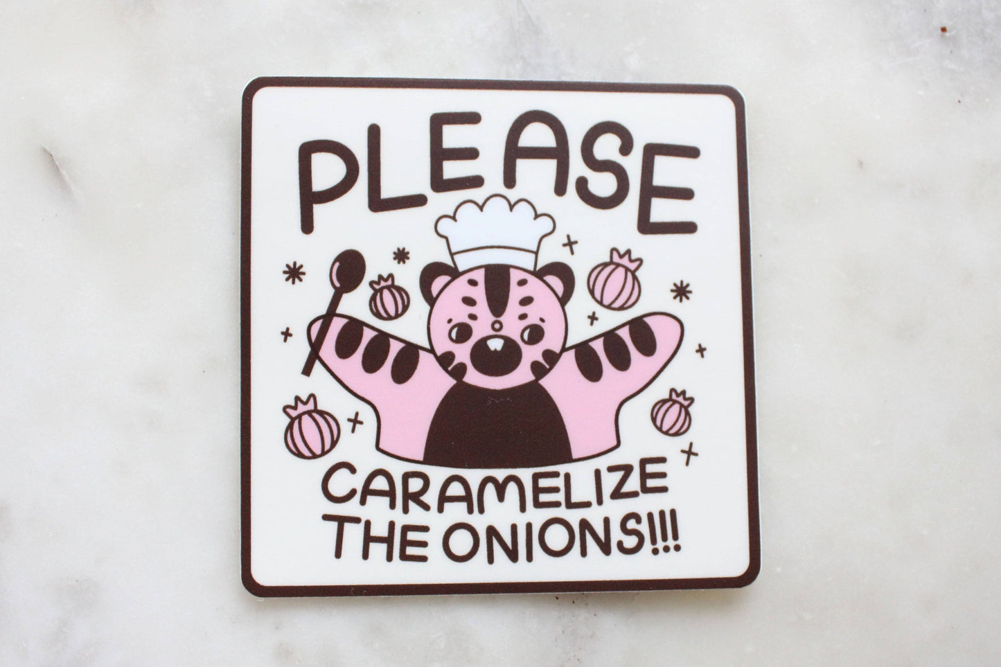 Tiger Caramelized Onion Sticker
