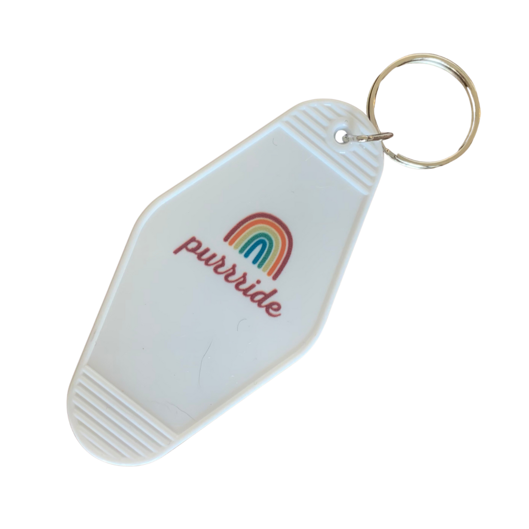 Ciao Gatto Cat Market - Purrride Motel Keychain