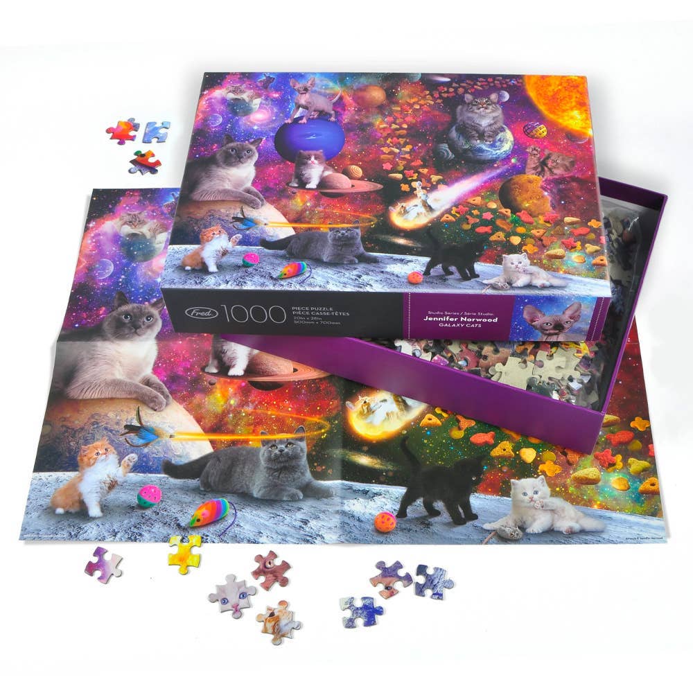 Norwood Galaxy Cats 1000 piece puzzle
