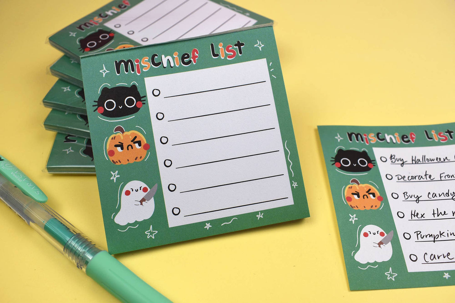 Murder Crew Mischief List Memo Pad