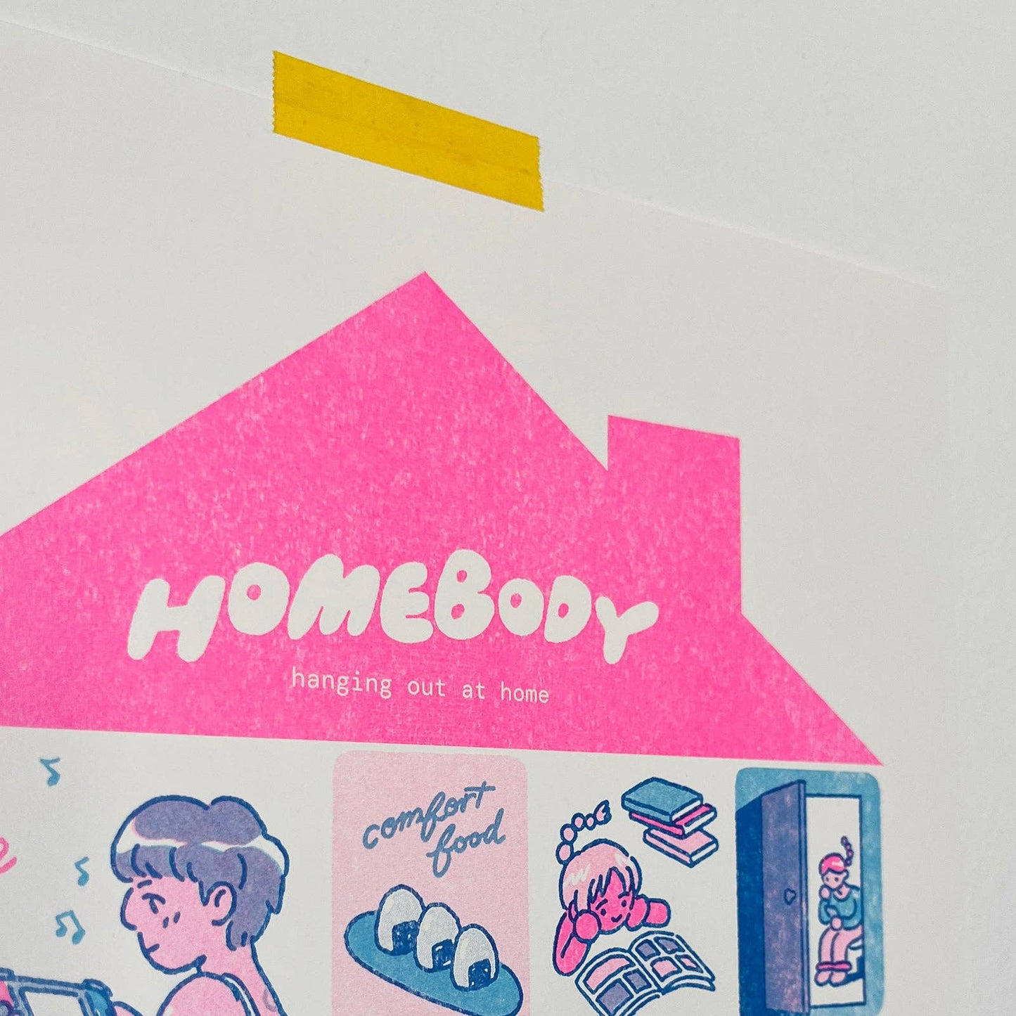 kuru731 - Homebody Risograph Print