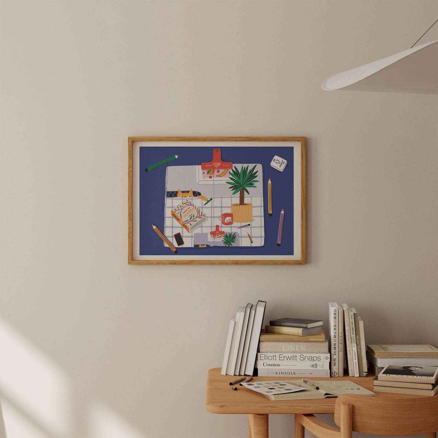 Still Life With Cat – A4 Heavyweight Art Print