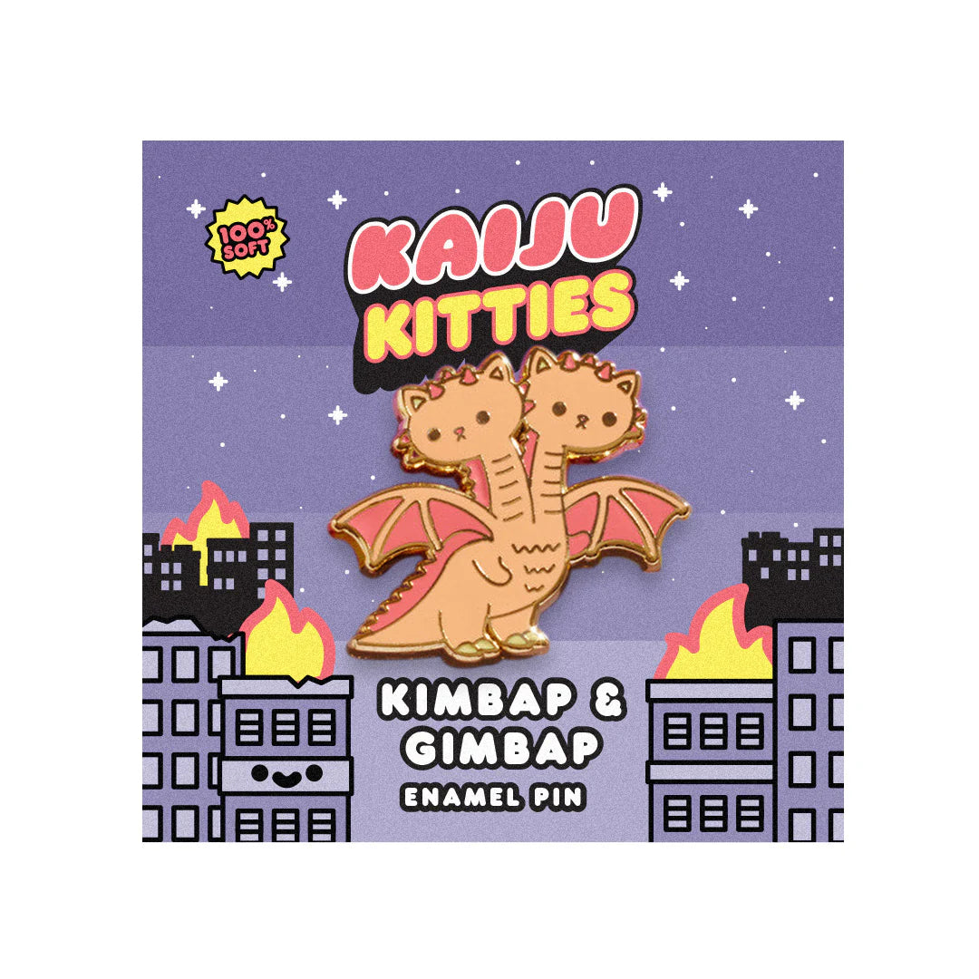 Kaiju Kitties Enamel Pin
