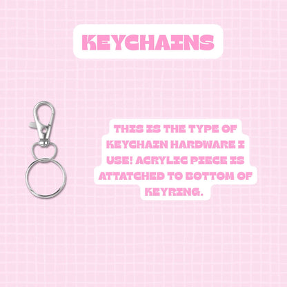 Jiji Cat Handmade Acrylic Earrings & Keychains