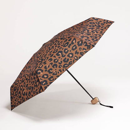 Leopard Print Eco-Friendly Mini Pocket Umbrella