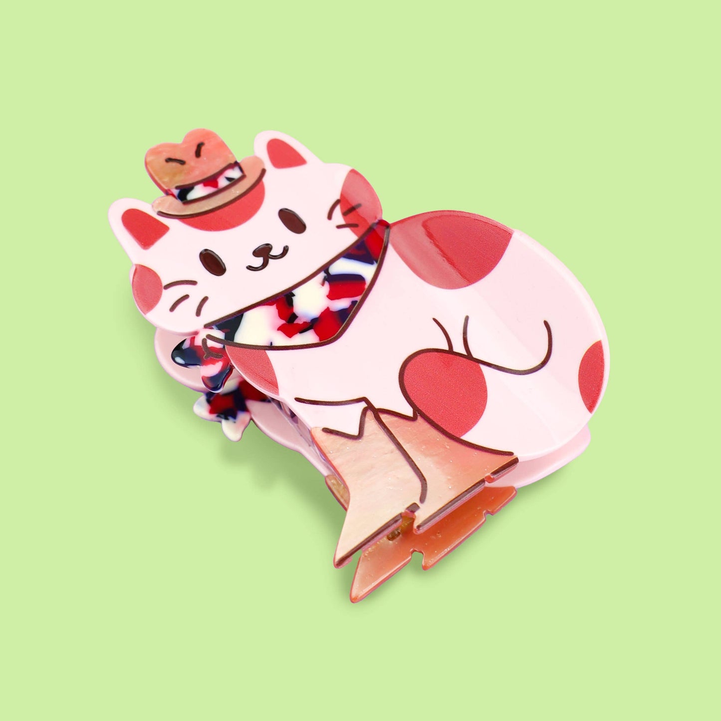 Turtle's Soup - Meowdy Rodeo Hair Claw, Cute Hair Accessories, Cat Clips