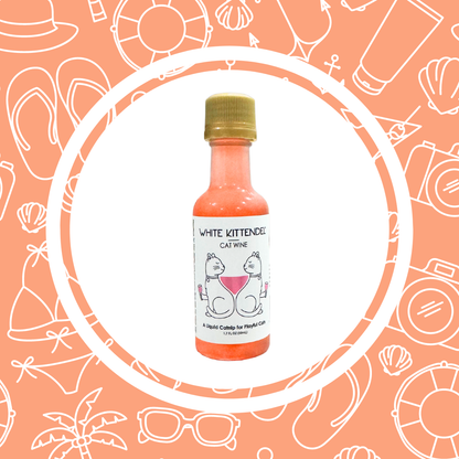 Cat Wine White Kittendel Liquid Catnip For Cats