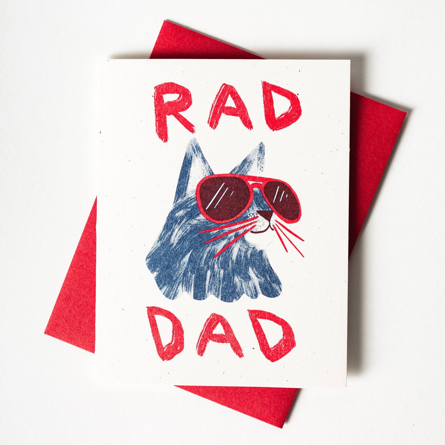 Rad Dad - Risograph Card