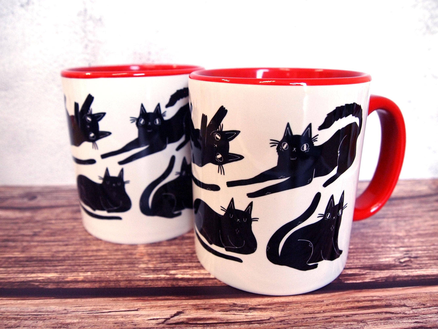 Black Cats Coffee Mug