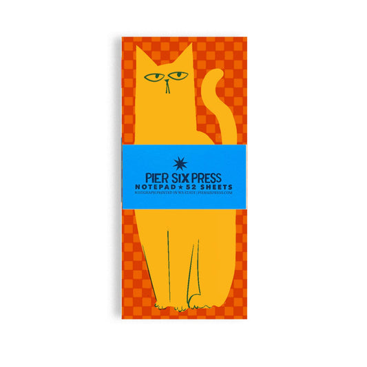 Tall Cat - Risograph 'Memo Maker' Notepad