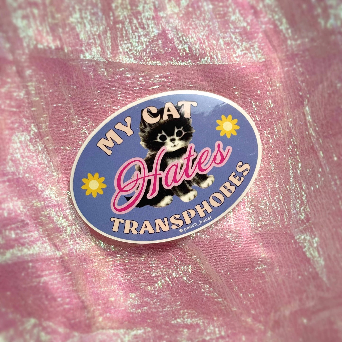 Peach Beast - LGBTQ Pet Stickers