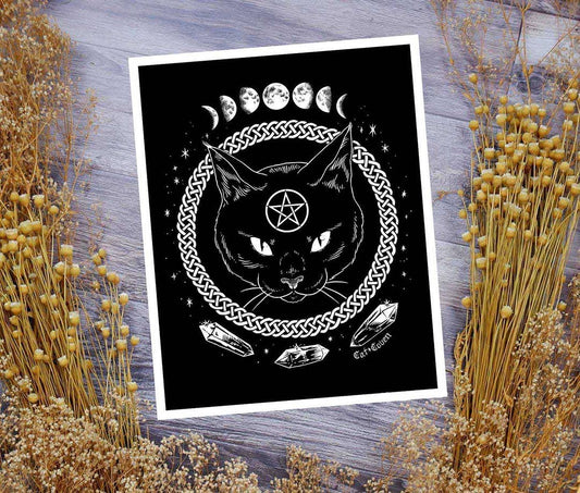 Cat Coven - Magickal Protection - Art Print